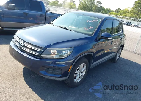 2012 Volkswagen Tiguan Le из США, поврежденный, VIN WVGAV7AX2CW582223